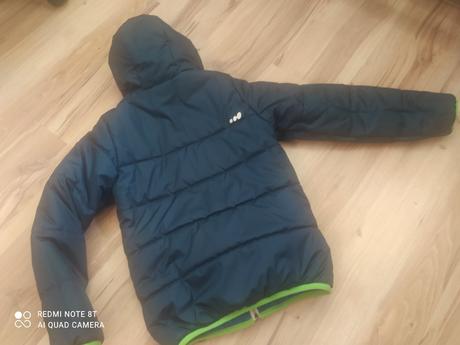Zimná bunda obojstranná, decathlon,134