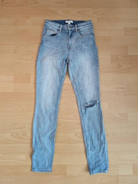 Rifle roztrhané, h&m,s