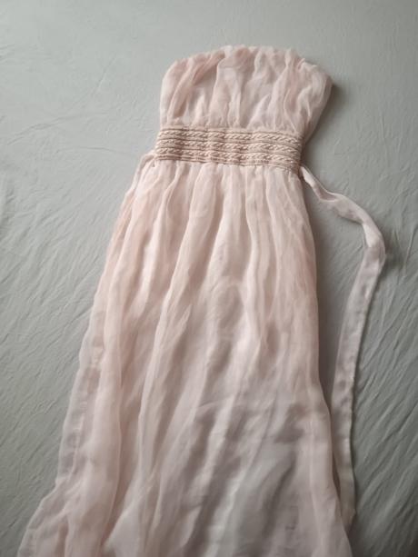 Svetlo ružové šaty s/m, s