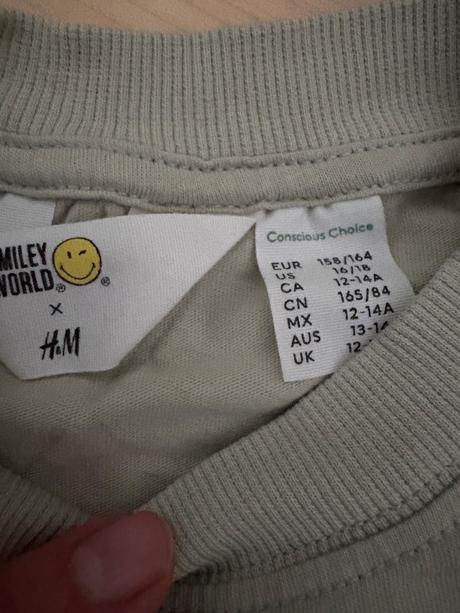 Tričko smileyworld 12-14 rokov, h&m,158
