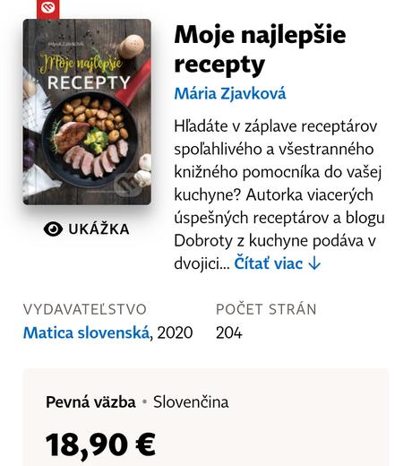 Knihy - recepty a výživa, 