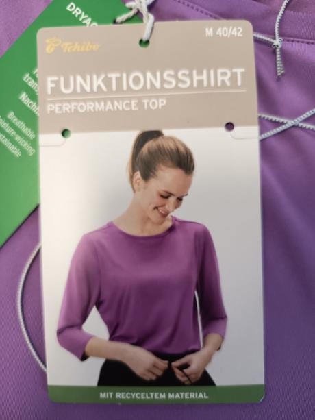 Nové funkčné tričko s 3/4 rukávmi, 40/42 tchibo, m