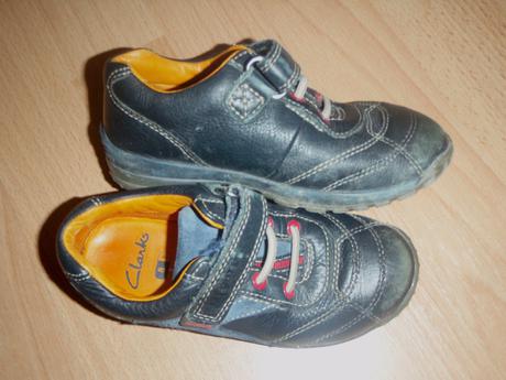 Chlapcenske blikajuce poltopanky, clarks,26