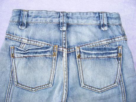 Rifľové bermudy zn. benetton, benetton,110