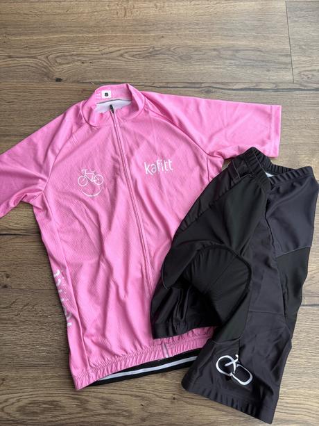 Růžové tričko na cyklistiku, veľ. s, s