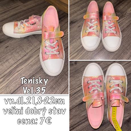 Tramky/tenisky ako nové, 35