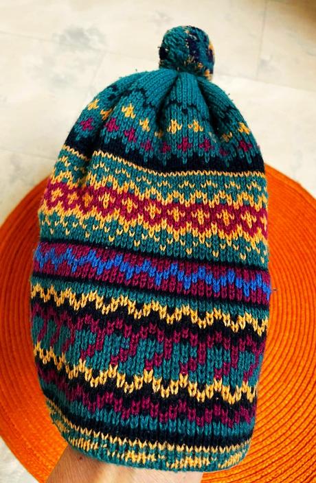 Čiapka s nórskym vzorom, l