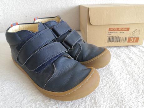 Kožené topánky koel4kids don blue vel. 31, koel4kids,31