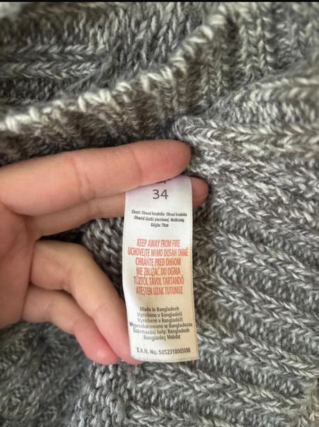 Dámsky hrubý sveter, 34