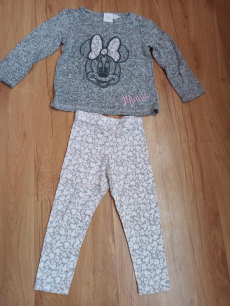 Súprava minnie - tričko a legíny, disney,92