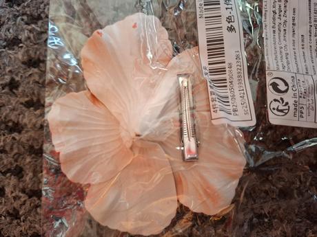 Ozdoba kvet do vlasov so sponou, 