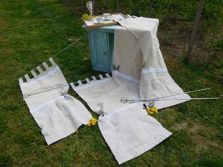 Tkané platno závesy,, 