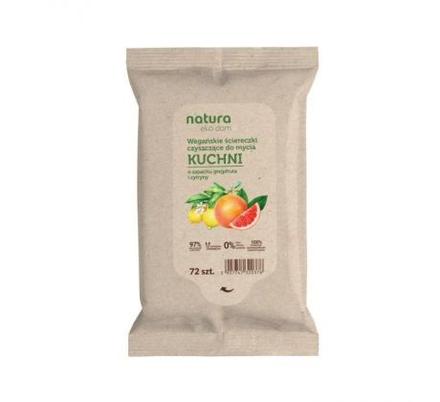 Vegánske vlhčené utierky na čistenie kuchynských p,