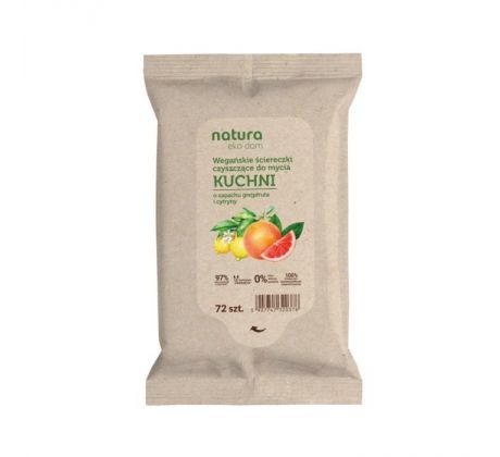Vegánske vlhčené utierky na čistenie kuchynských p, 