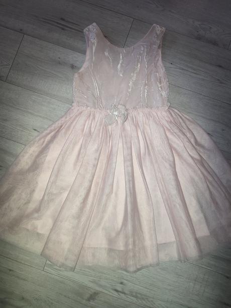 Šaty ružove, h&m,128