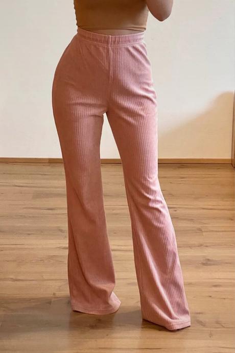 Zvonové rebrované nohavice, new yorker,xs