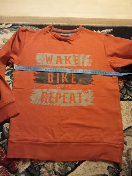 Mikina peknej tehlovej farby, pepco,140