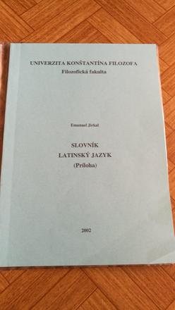Slovník latinský jazyk,