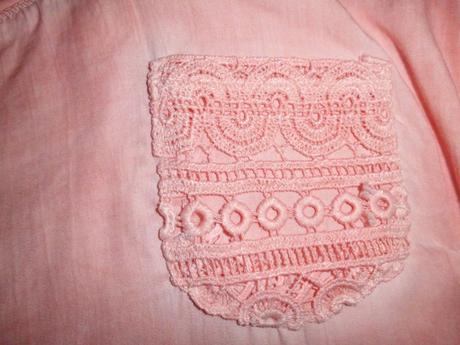 Lososové blúzko-tričko, l