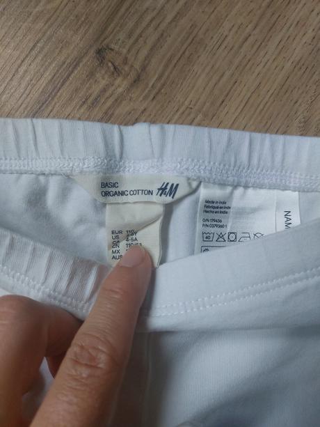 3/4 leginky, h&m,110