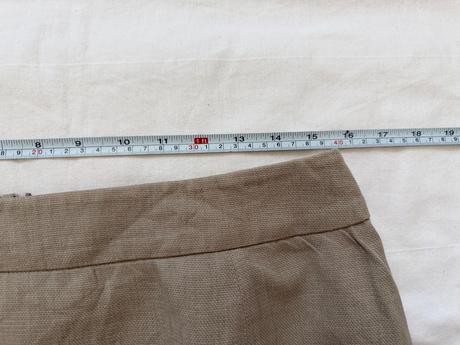 Maxmara studio béžová ľanová puzdrová sukňa, l