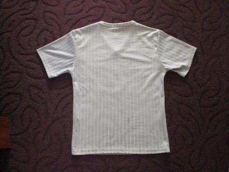 Šedé pásikavé tričko s/m - aj výmena, m