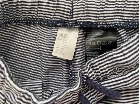 Tepláčiky tenké, h&m,98
