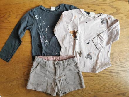 Tričko s kraťaskami, zara,116