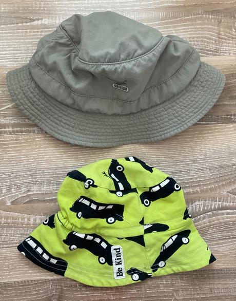 2ks letné klobúčiky vel.92/98,cena spolu, 92