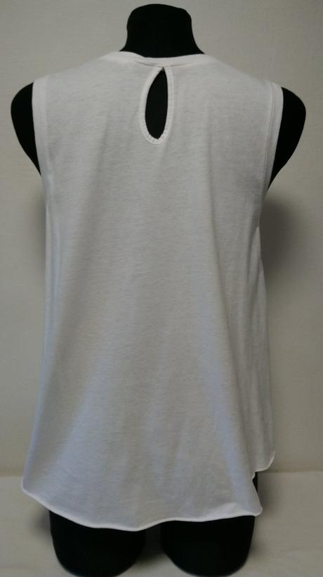 Dámsky biely top s motívom, fb sister, s