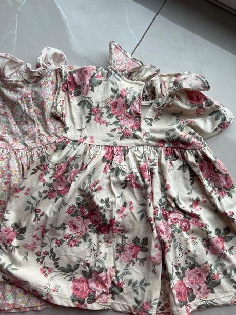 Next 2x kvietkované šaty č. 86 pc 24e, next,86