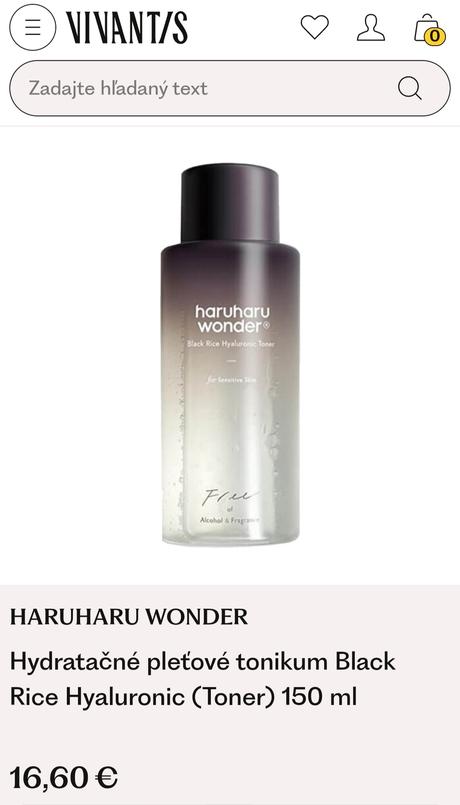 Haruharu pleťové tonikum,