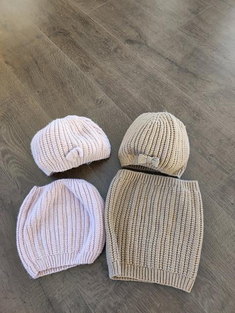 Detská čiapka+tunel 110/128, h&m,128