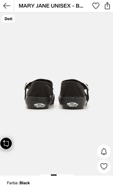 Vans balerínky s remienkom v.33, vans,33