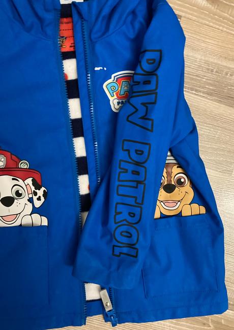 Prechodná nepremokavá bundička paw patrol, f&f,110