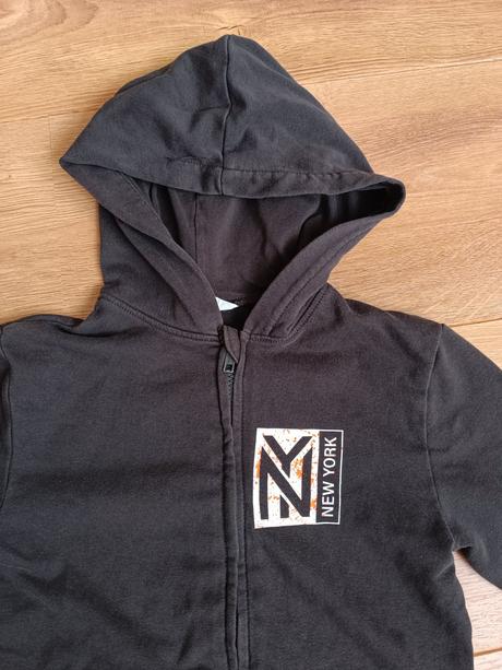 Cierna mikina h&m 140, h&m,140