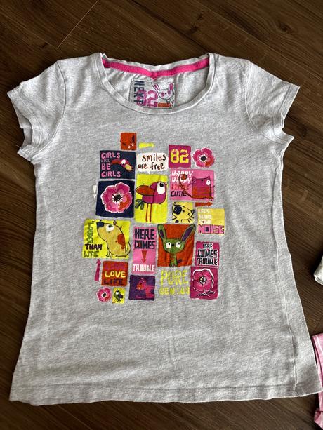 Balicek triciek s kratkym rukavom, 128