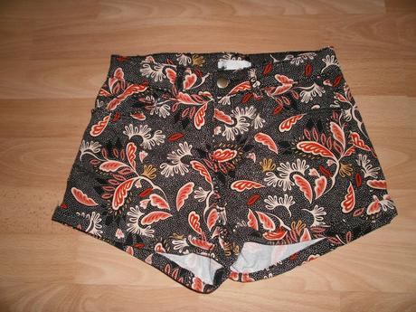 Farebné keprové šortky 152/158, h&m,xs