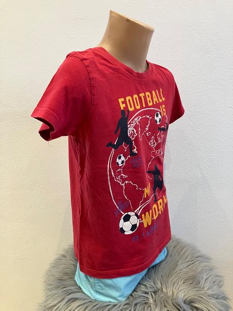 Chlapčenské tričko football primark (5-6 r.), primark,116