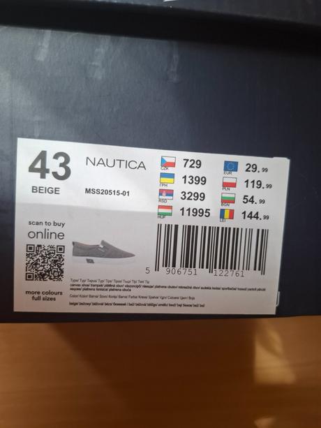 Plátenky nautica, 43