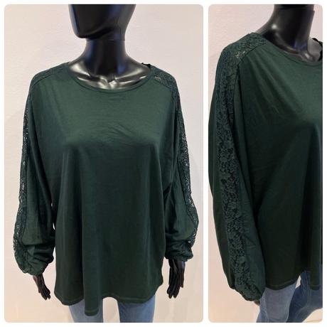 Dámske tričko s čipkovaným rukávom (l), c&a,l