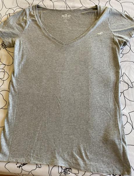 Kvalitné bavlnené tričko hollister v. m/l, hollister,m