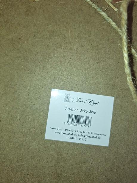 Jesenná dekorácia, 