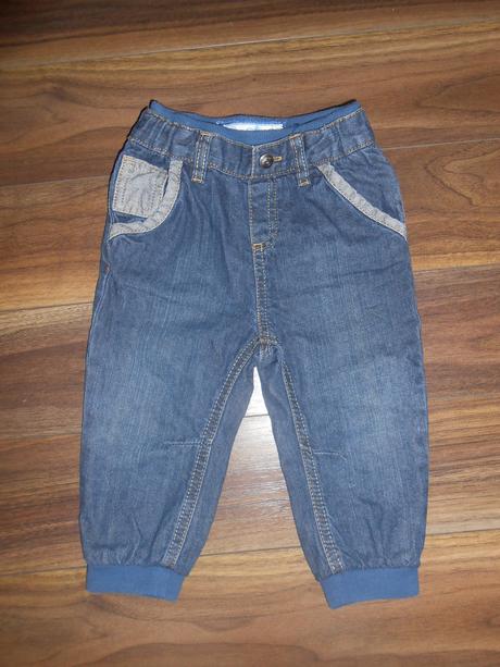 Riflové nohavice, c&a,80