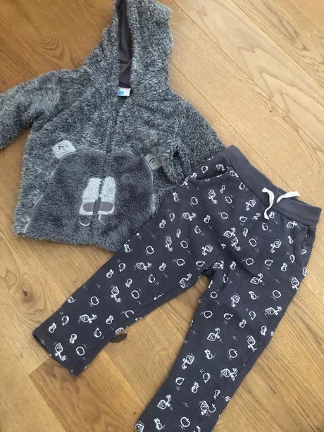 Huňatá mikina a tepláky, súprava, topomini,92