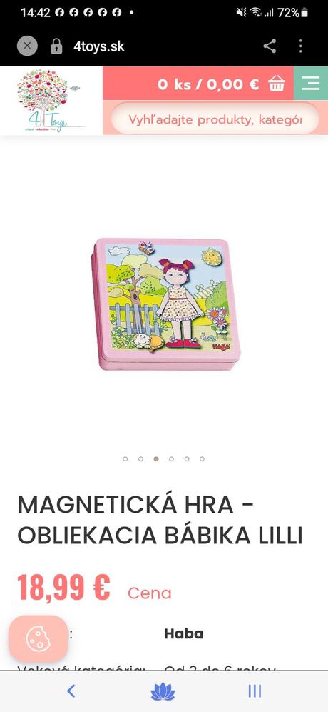 Magnetická obliekačka haba,