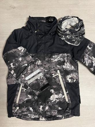 Zimná bunda_bez kapucne+tunel, lindex,140