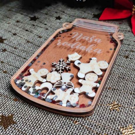 Vianočná ozdoba kompót,