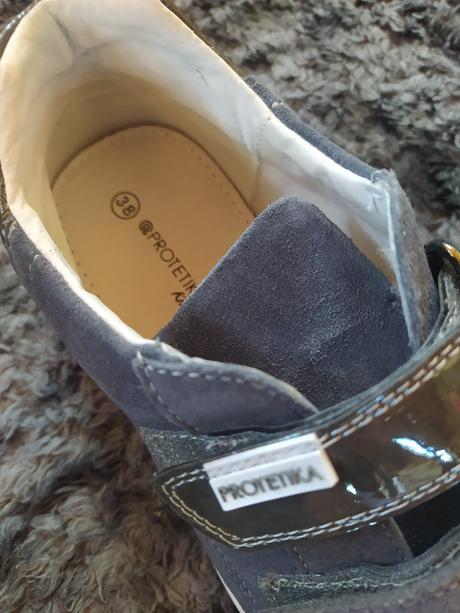 Kožené topánky, protetika,38