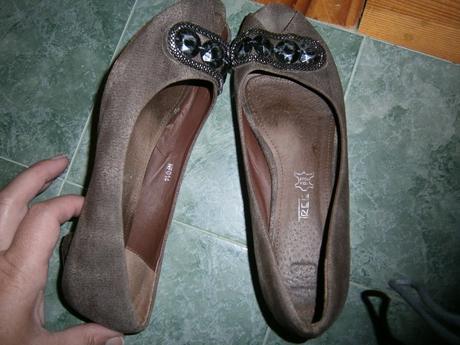 Balerínky s koženou stielkou, 38